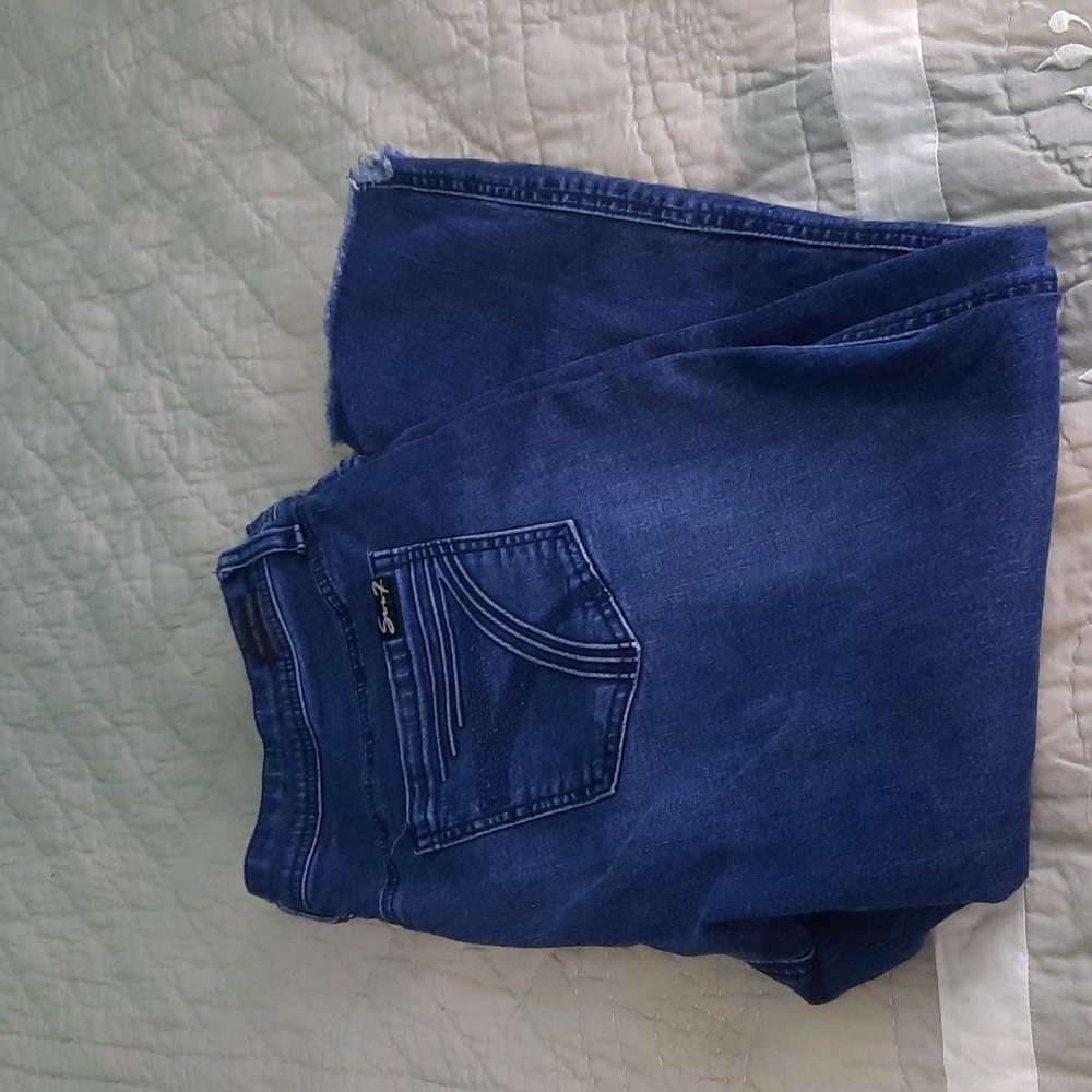 Seven high rise ankle skinny